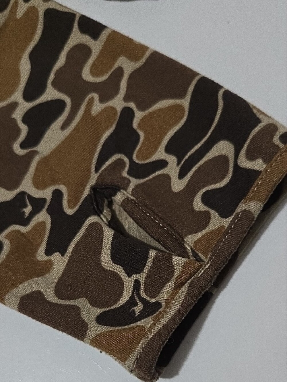 Marsupial Gear Sun Tech Hoodie Men's 2XL Kangaroo Camo Brown Hunting UPF 50 - Picture 6 of 6